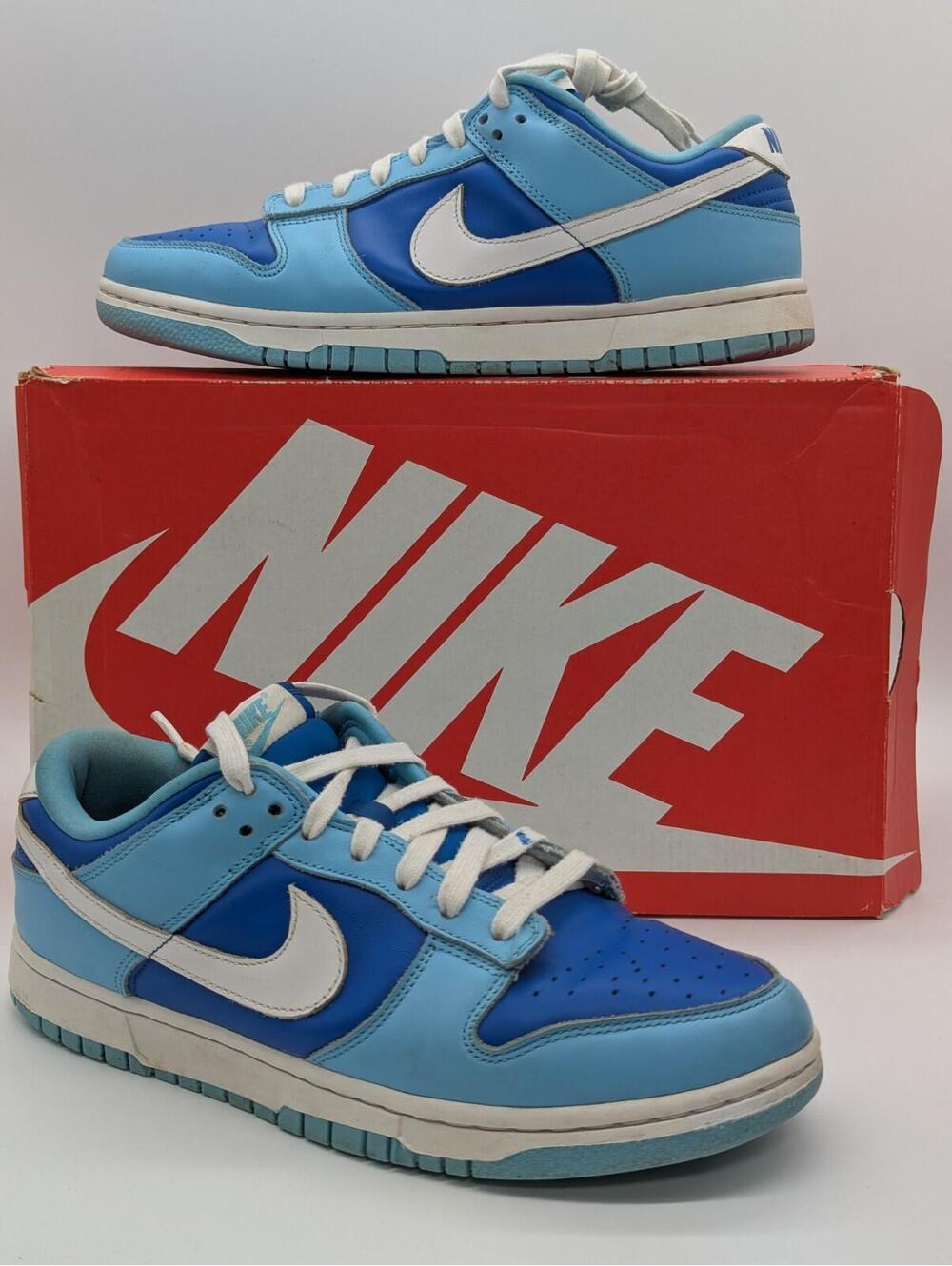 Nike Dunk Low Retro QS ARGON Blue White Shoes 2022 Mens Size 8.5 / Women's 10